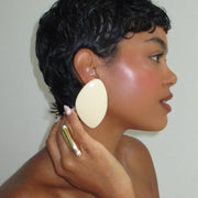 The Cream Acrylic Earrings - BERNA PECI JEWELRY