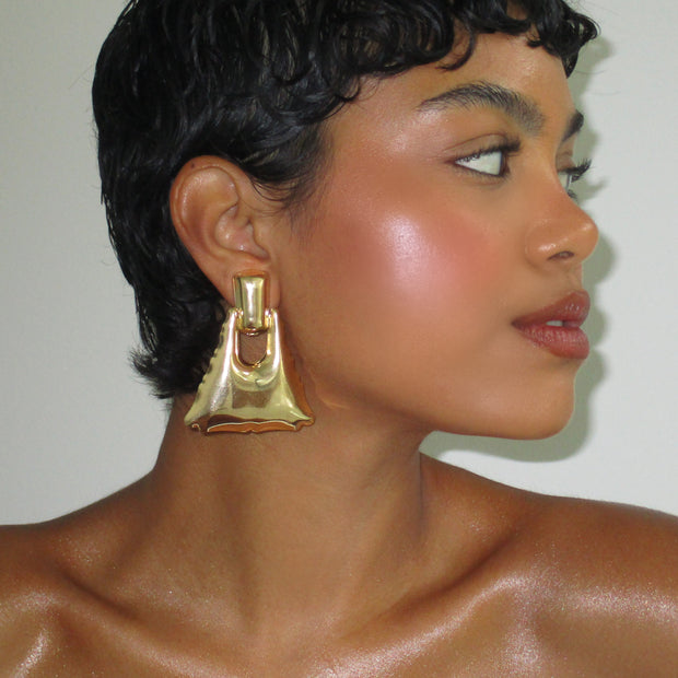 The Gold Vintage Clip On Earrings - BERNA PECI JEWELRY