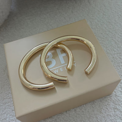 The Gold Stackable Bangle - BERNA PECI JEWELRY