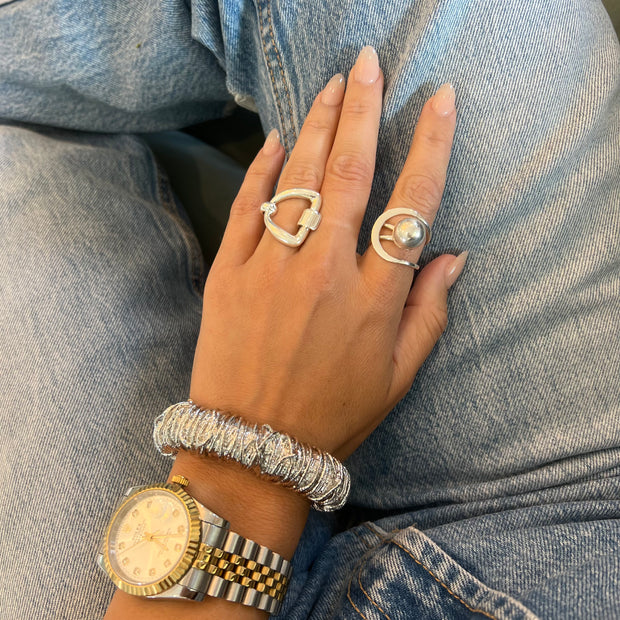 The Miami Handmade Silver Rings - BERNA PECI JEWELRY