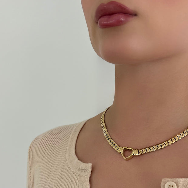 The Gold Self Love Necklace Choker - BERNA PECI JEWELRY