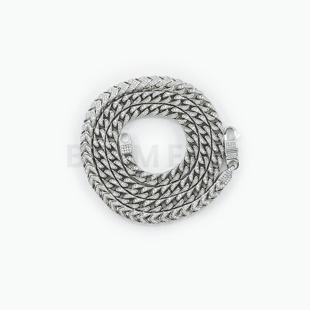 Custom Mens Silver Rope Chain - BERNA PECI JEWELRY