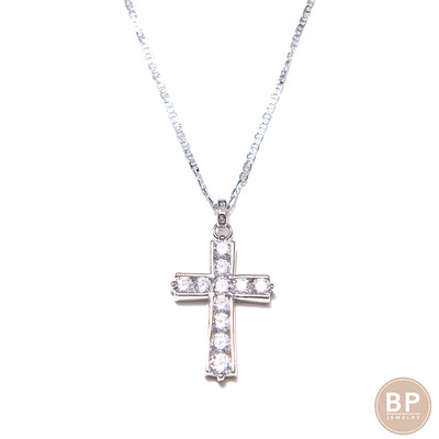 Silver Iconic Cross - BERNA PECI JEWELRY