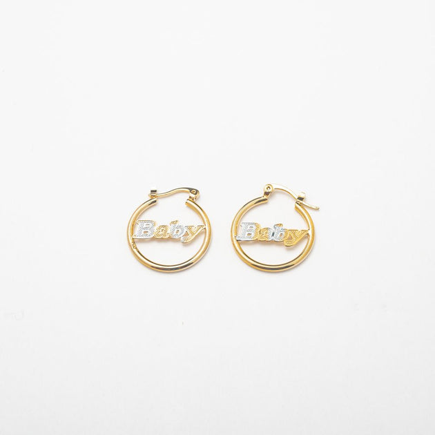 Baby Gold Hoops