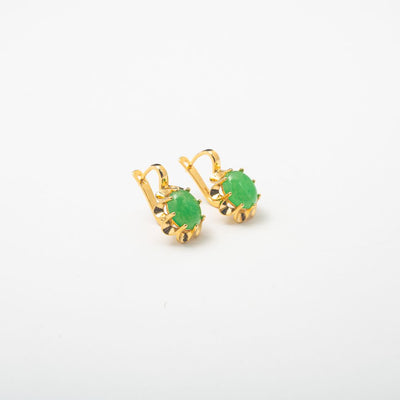 Vintage Jade Earrings - BERNA PECI JEWELRY