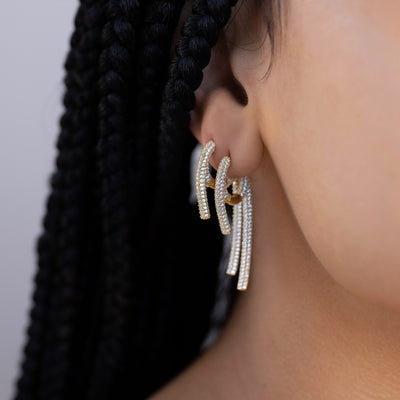 The Gold Loop Earring - BERNA PECI JEWELRY