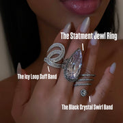 The Icy Loop Cuff Band - BERNA PECI JEWELRY