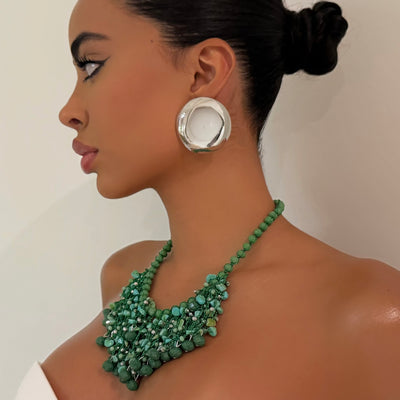 The 90s Green Neckalce - BERNA PECI JEWELRY