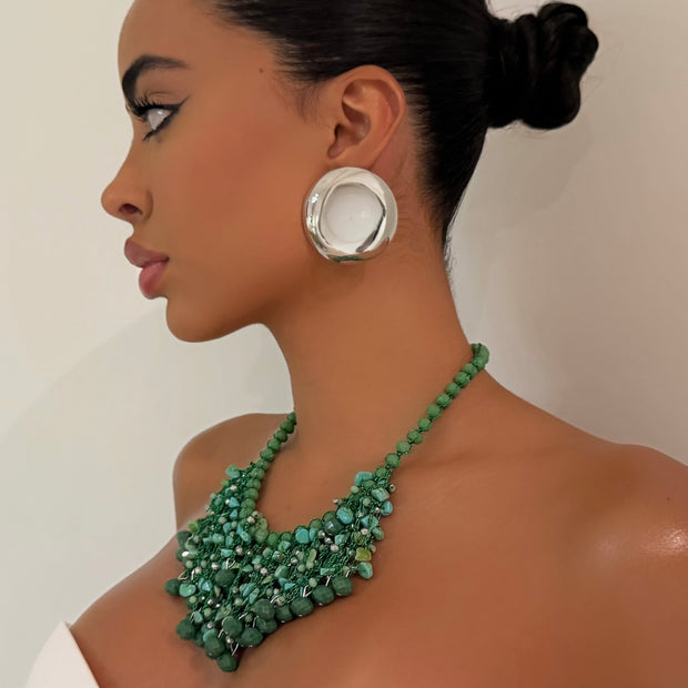 The 90s Green Neckalce - BERNA PECI JEWELRY