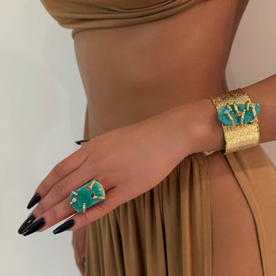 The Turquoise Authentic Stone Set - BERNA PECI JEWELRY