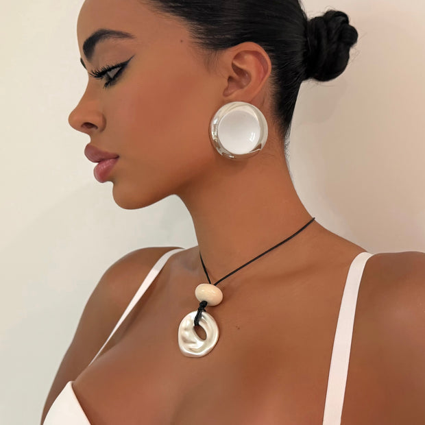 The Silver Woven Choker - BERNA PECI JEWELRY