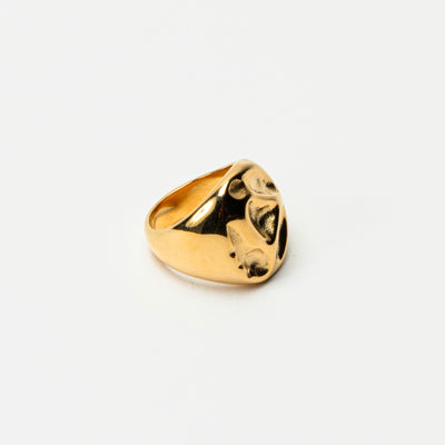 The Stamp Gold Collection Ring - BERNA PECI JEWELRY