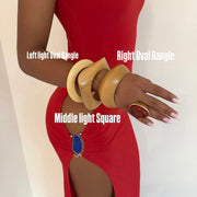 The Light Wooden Bangles - BERNA PECI JEWELRY