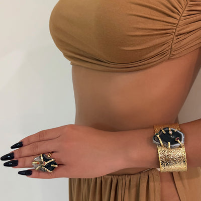 The Black Authentic Stone Set - BERNA PECI JEWELRY