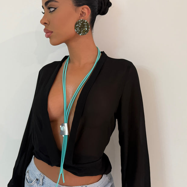 The Blue Jelly Chain - BERNA PECI JEWELRY