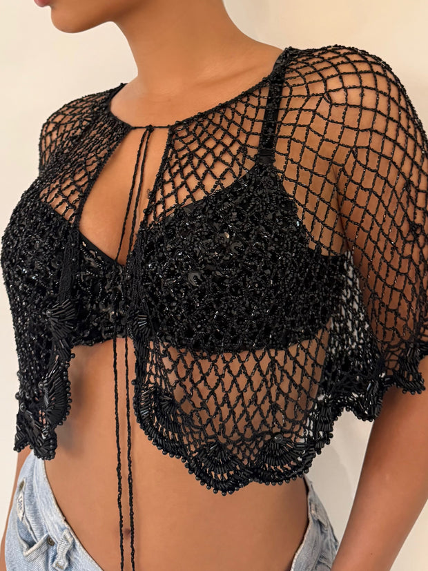 The Sequence Beaded Cover Up - BERNA PECI JEWELRY