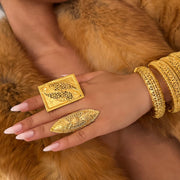 The Maxi Gold Melted Rings - BERNA PECI JEWELRY