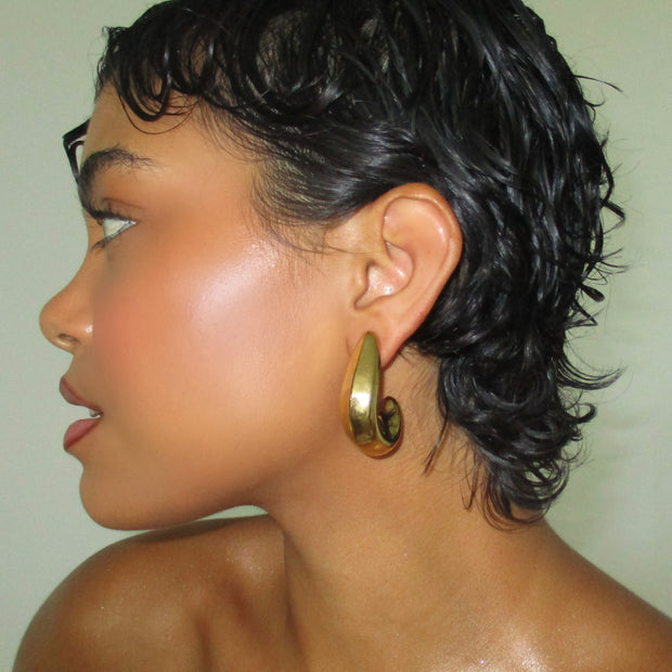 The Gold Chunky Cuff Hoop - BERNA PECI JEWELRY