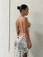 The Chrome Disk Dress - BERNA PECI JEWELRY