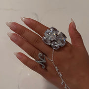 Custom Inital Icy Rings - BERNA PECI JEWELRY