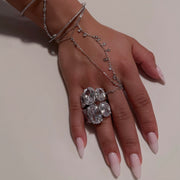 The Silver Hand Chain - BERNA PECI JEWELRY