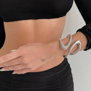 The Loop Crystal Cuff