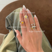 Chrome Authentic Crystal Bands - BERNA PECI JEWELRY