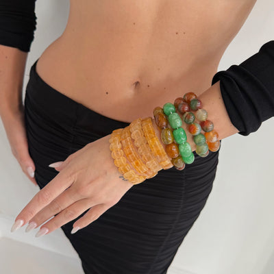 Beaded Stone Bracelets