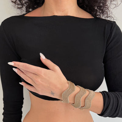 The Brown Fur Bracelet - BERNA PECI JEWELRY