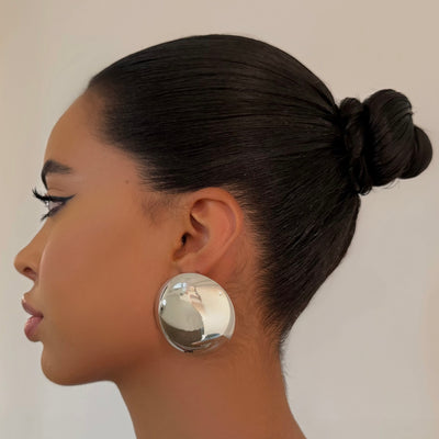The Silver Dot Stud - BERNA PECI JEWELRY