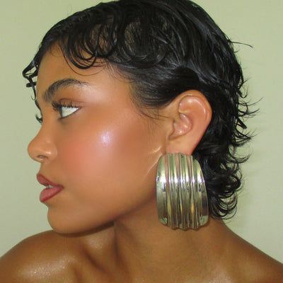 The Silver Bar Earrings - BERNA PECI JEWELRY