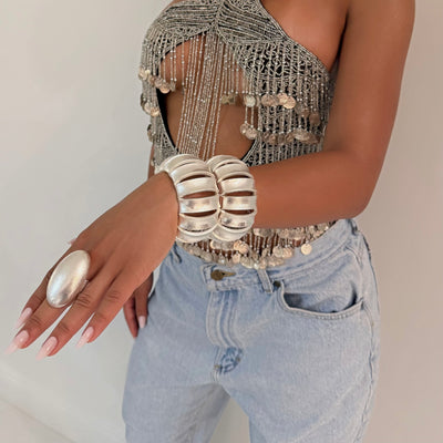 The Silver Spring Bangle - BERNA PECI JEWELRY