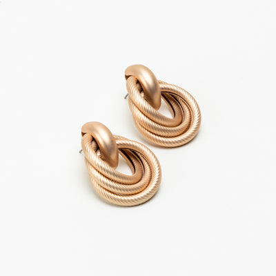 The Matte Gold Collection Earrings - BERNA PECI JEWELRY