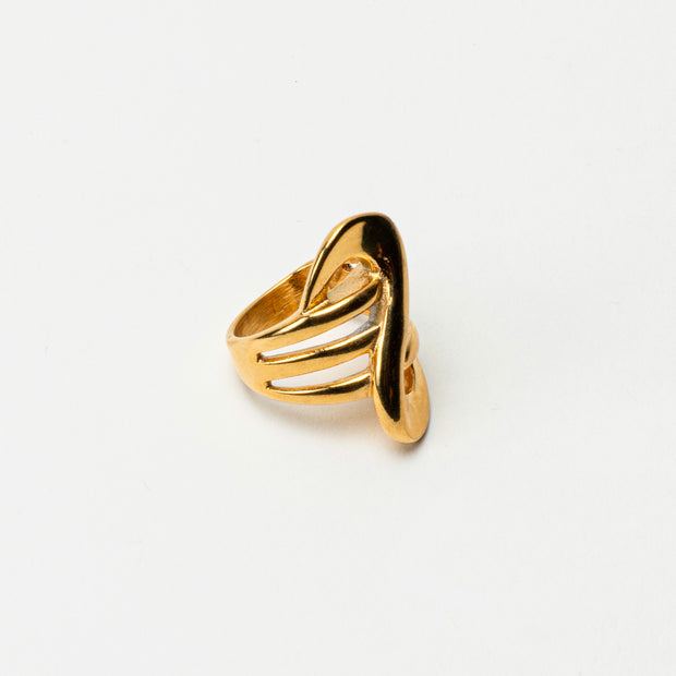 The Spring Swirl Gold Collection Ring - BERNA PECI JEWELRY