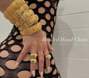 Beaded Hand Chain Bracelet - BERNA PECI JEWELRY