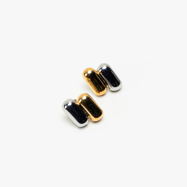 The Two Tone Collection Earrings - BERNA PECI JEWELRY