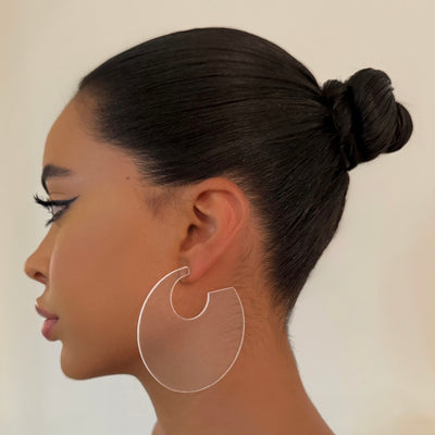 The Clear Loop Hoop - BERNA PECI JEWELRY