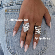 Left Maxi Marquise Band - BERNA PECI JEWELRY