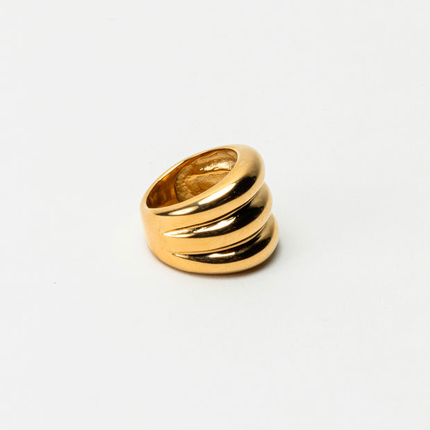The Triple Gold Collection Ring - BERNA PECI JEWELRY