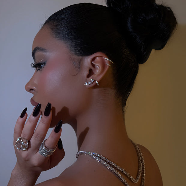 Triangle Triple Stud - BERNA PECI JEWELRY