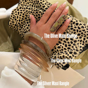 The Olive Maxi Bangle - BERNA PECI JEWELRY
