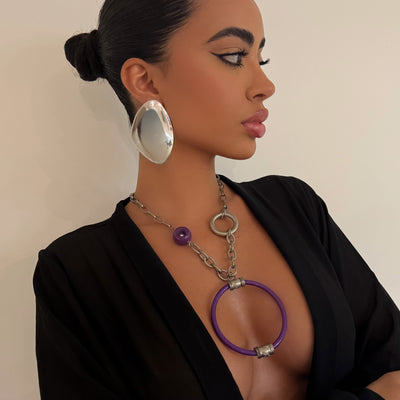 The 90s Purple Chain - BERNA PECI JEWELRY