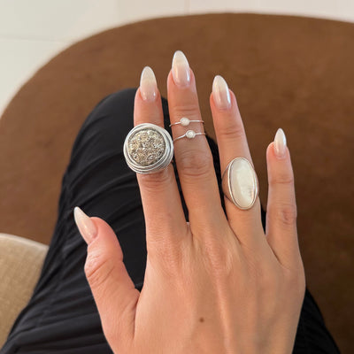 The Don Chrome Ring - BERNA PECI JEWELRY