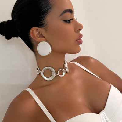 The 90s Silver Choker - BERNA PECI JEWELRY