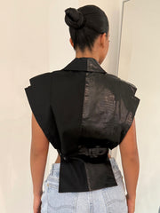 The Black BP Vest - BERNA PECI JEWELRY
