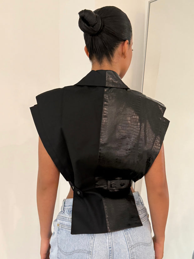The Black BP Vest - BERNA PECI JEWELRY