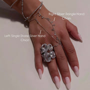 The Silver Hand Chain - BERNA PECI JEWELRY