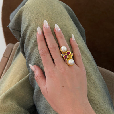 The Gold Melting Pink Band - BERNA PECI JEWELRY