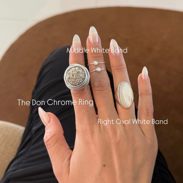 The Don Chrome Ring - BERNA PECI JEWELRY