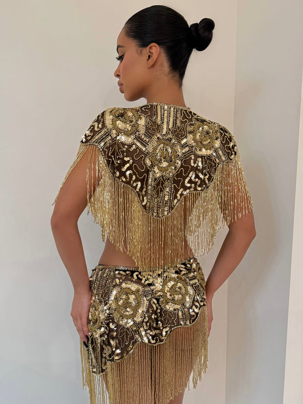 The Gold/Black Goddess 2 Piece Set - BERNA PECI JEWELRY